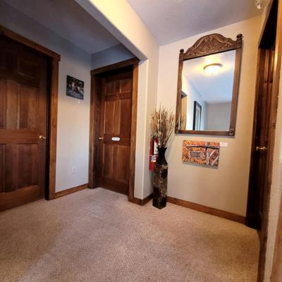 Hallway for Stairway to Room 3,4, & 5 at Cucharas River Bed and Breakfast